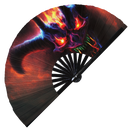 Demon Devil Bamboo Hand Fan