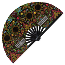 Dia De Los Muertos Bamboo Hand Fan