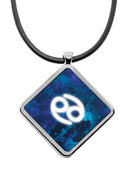 Zodiac Sign Symbols diamond pendant necklace