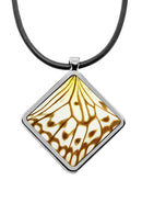 Butterfly Wing Diamond pendant necklace