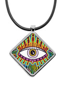 Evil Eye Diamond Pendant Necklace