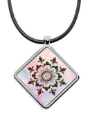 Henna Diamond Pendant Necklace