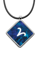 Zodiac Sign Symbols diamond pendant necklace