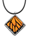 monarch butterfly diamond pendant Custom print pendant personalized pendant butterfly wing pattern jewelry accessory charms colorful rainbow butterfly lover gift spring pendants