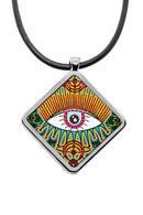 Evil Eye Diamond Pendant Necklace