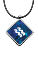 Zodiac Sign Symbols diamond pendant necklace