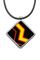 Pride Flags Pendant necklace Diamond shape charm Hijira Intersex Progress Lipstick Lesbian Maverique Neutrois Pangender Pocket Gender Rubber Trigender Two-Spirit Pride Flags