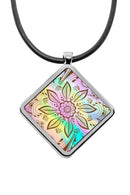 Henna Diamond Pendant Necklace