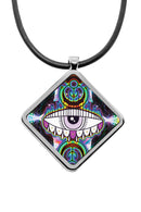 Evil Eye Diamond Pendant Necklace