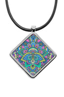 Henna Diamond Pendant Necklace