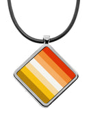 Pride Flags Diamond Pendant Necklace