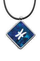 Zodiac Sign Symbols diamond pendant necklace