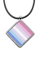 Pride Flags Diamond Pendant Necklace