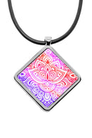 Henna Diamond Pendant Necklace