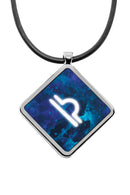 Zodiac Sign Symbols diamond pendant necklace