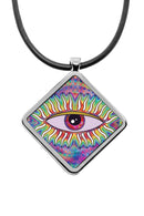 Evil Eye Diamond Pendant Necklace