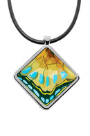 Butterfly Wing Diamond pendant necklace