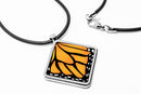 Butterfly Wing Diamond pendant necklace