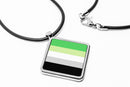 Pride Flags Diamond Pendant Necklace