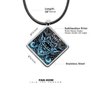 Balinese Barong Mask Diamond pendant necklace