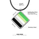 Pride Flags Diamond Pendant Necklace