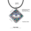 Evil Eye Diamond Pendant Necklace