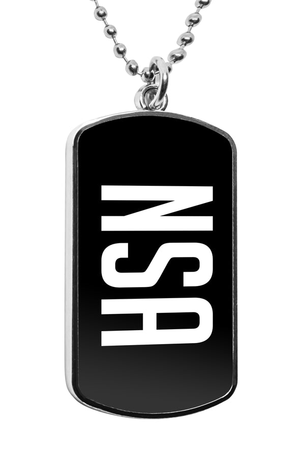 NSA Dog Tag Pendant No Strings Attached Pride Necklace Funny gay pride gifts dogtag lgbt message pendant Bttm gay accessories