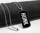 Hunk Dog Tag Necklace