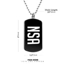 NSA Dog Tag Necklace