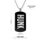 Hunk Dog Tag Necklace