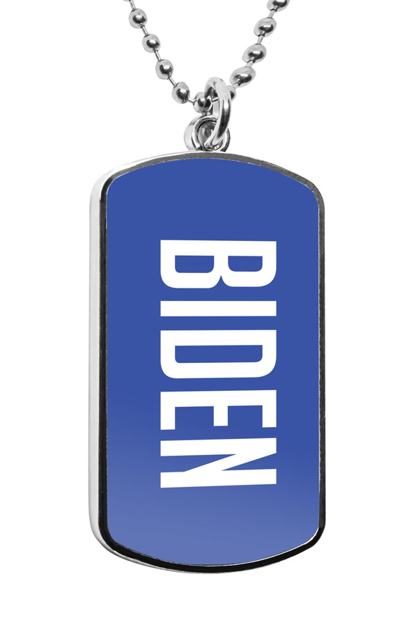 joe biden flag military dog tags pendants stainless pendant accessories president name gifts merch independence day