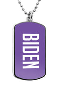 Joe Biden Dog Tag Military Necklace Stainless Pendant Accessories President Gifts Merch Independence day