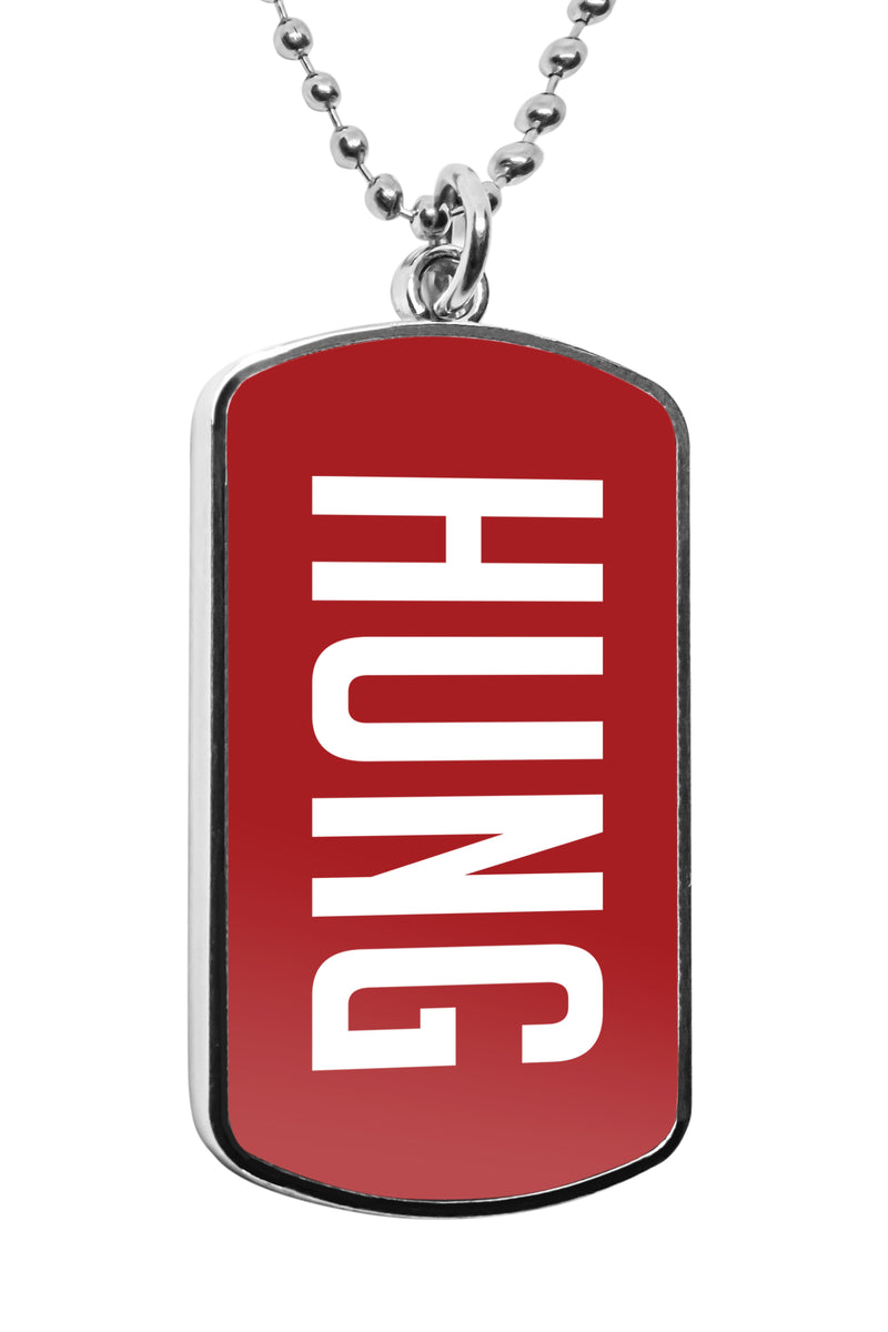 Hung Dog Tag Pendant Pride Necklace Funny gay pride gifts dogtag lgbt message pendant gay accessories