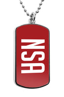 NSA Dog Tag Necklace