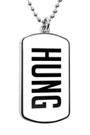 Hung Dog Tag Necklace