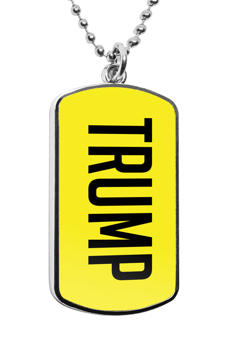 Donald Trump Dog Tag Necklace