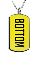 Bottom Dog Tag necklace