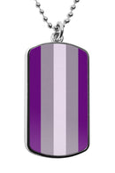 Pride Flag LGBTQA Dog Tag Necklace