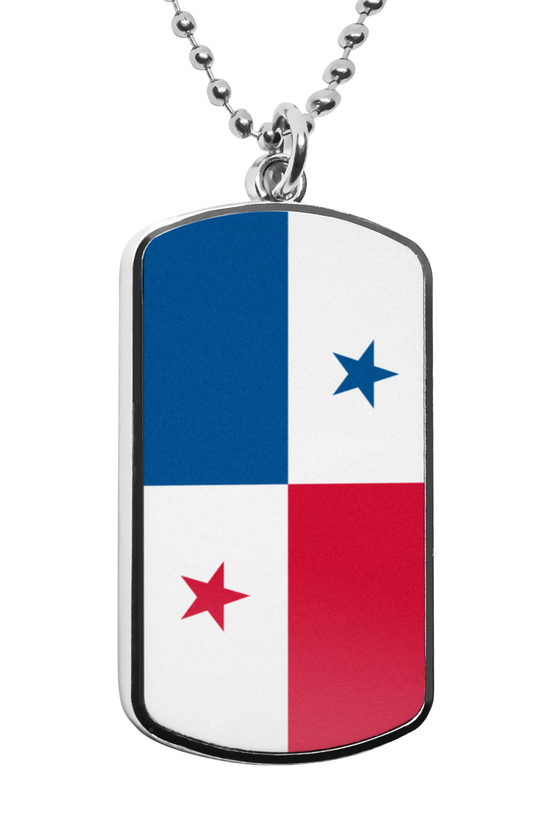 National Flags Dog Tag | USA Dog Tag Argentina Barbados Brazil Canada Colombia Jamaica Mexico Panama Puerto Rico Flag Military Dog Tags Stainless Steel Pendant