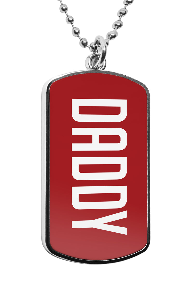 Daddy Dog Tag Pendant Pride Necklace Funny gay pride gifts dogtag lgbt message pendant gay accessories