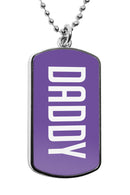 Daddy Dog Tag Necklace