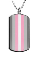 Pride Flag LGBTQA Dog Tag Necklace