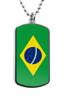 National Flags US Dog Tag Necklace