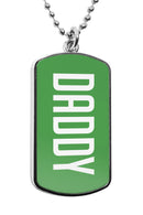 Daddy Dog Tag Necklace