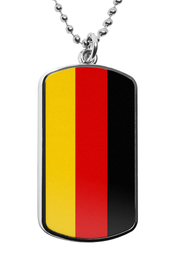 UK Flag Dog Tag Austria France Germany Italy Netherlands Portugal Spain Sweden Switzerland Flag Military Dog Tags Stainless Steel Pendant