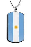 National Flags US Dog Tag Necklace