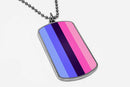 Pride Flags Dog Tag Necklace