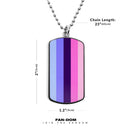 Pride Flags Dog Tag Necklace