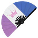 Pride Flag LGBTQA Bamboo Hand Fan