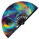 Dreamy Galaxy Bamboo Hand Fan
